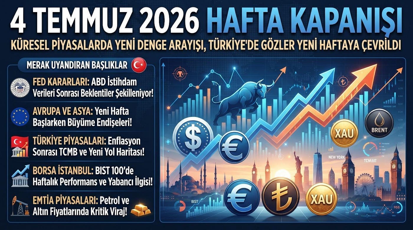 Hafta Bitti Belirsizlik Bitmedi: Küresel Piyasalar ve Türkiye İçin Yeni Haftada Neler Bekleniyor?