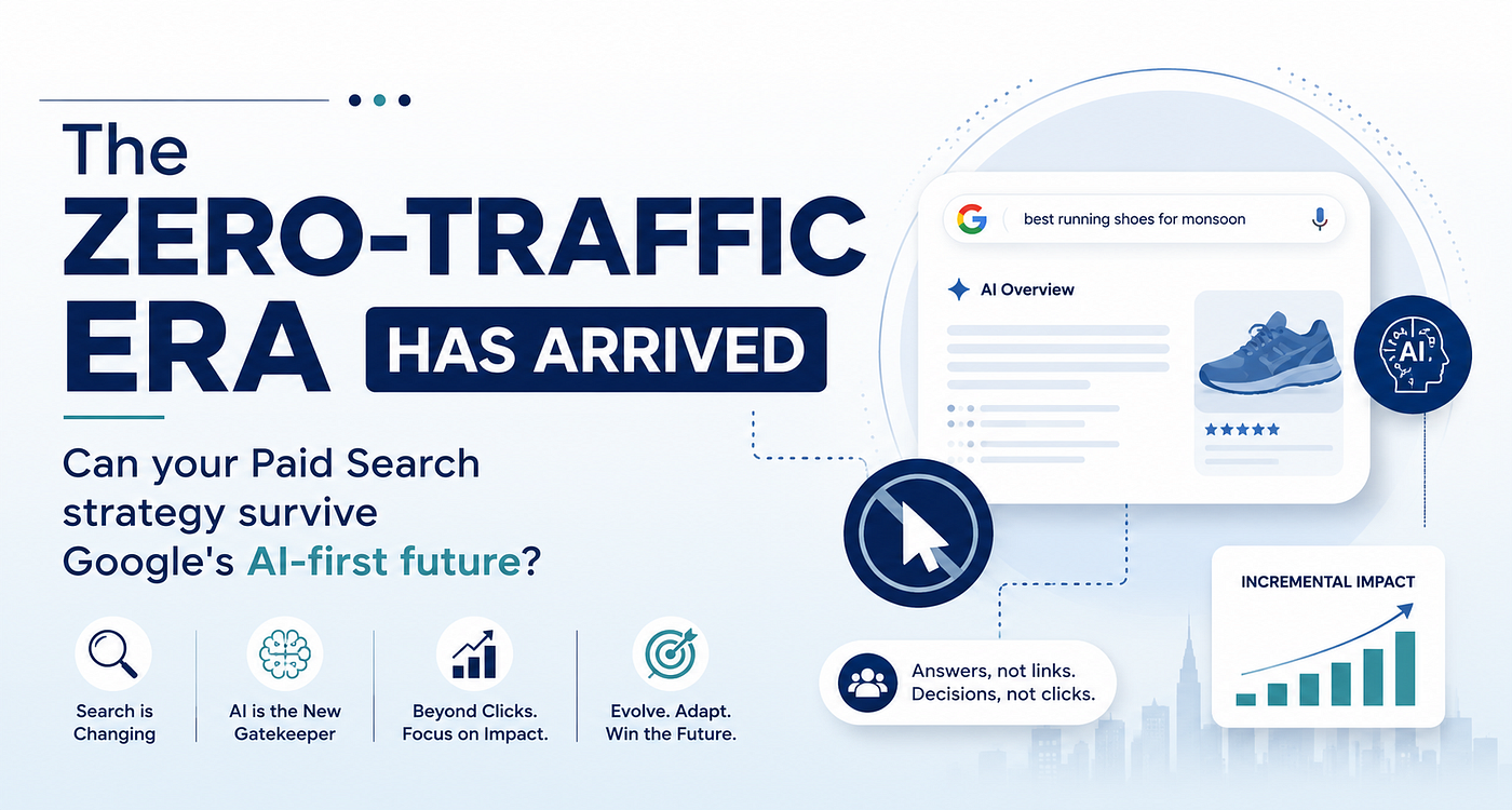 The Death of the Click: In Google’s “Zero-Traffic” Era, Can Your Paid Search Strategy Evolve?