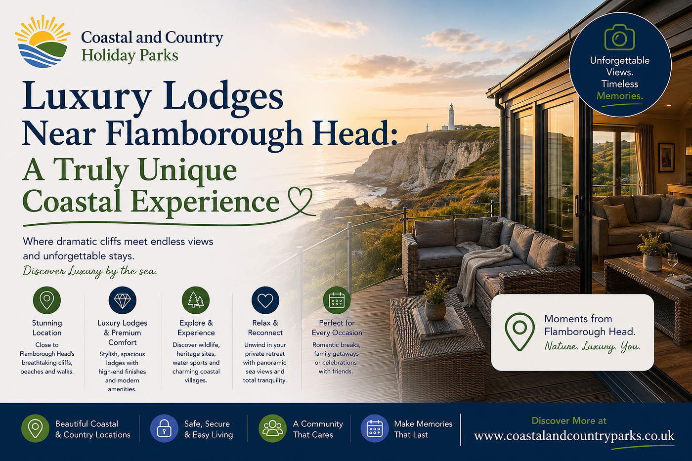 Luxury Lodges Near Flamborough Head : A Truly Unique Coastal Experience