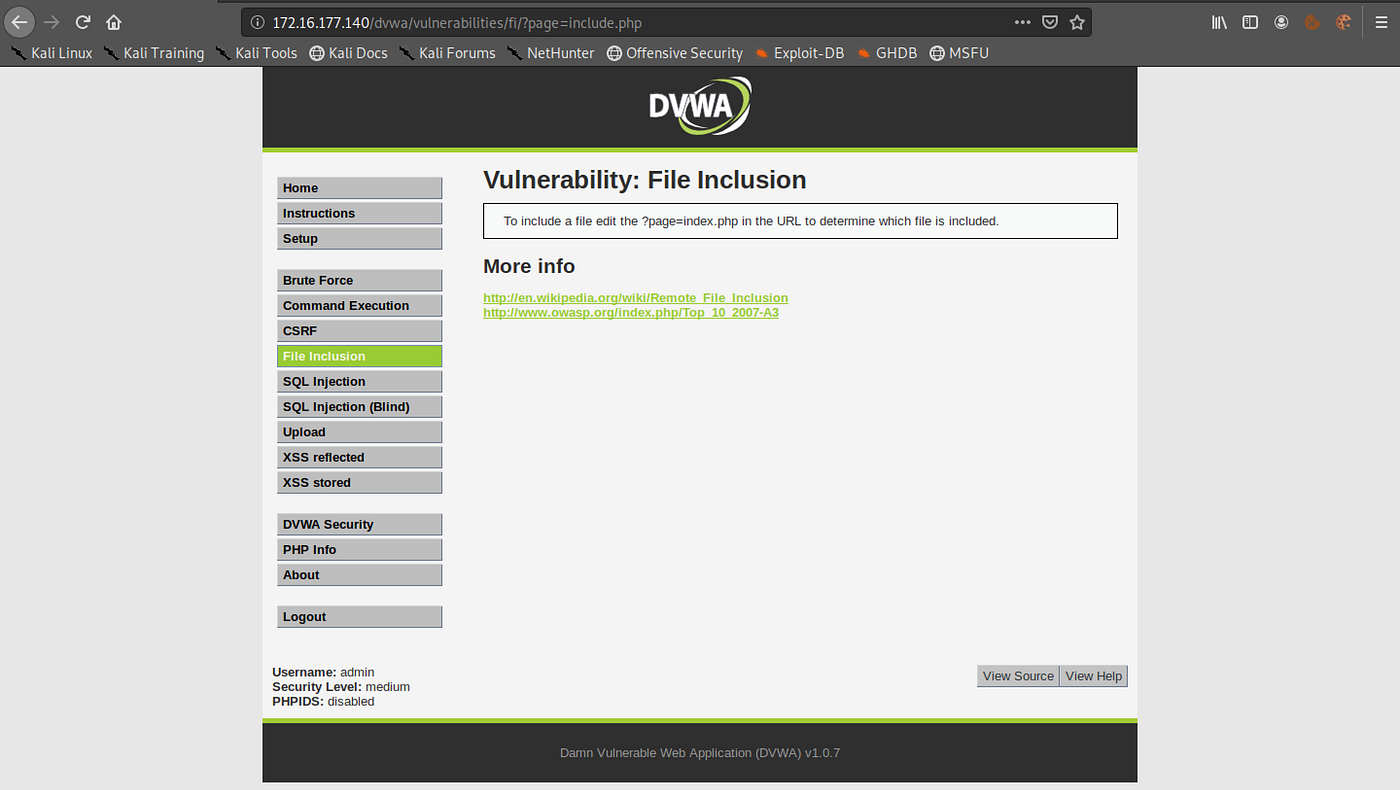 From Local File Inclusion to Reverse Shell | by A3h1nt | Medium