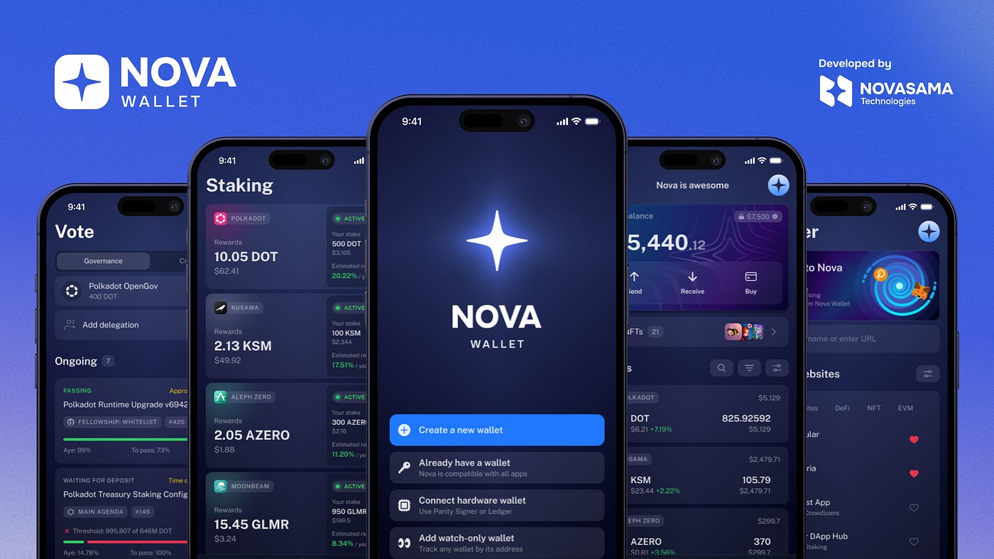 Nova Wallet is now the best app for Polkadot Staking – and the timing is  perfect! | by Nova Wallet | Medium