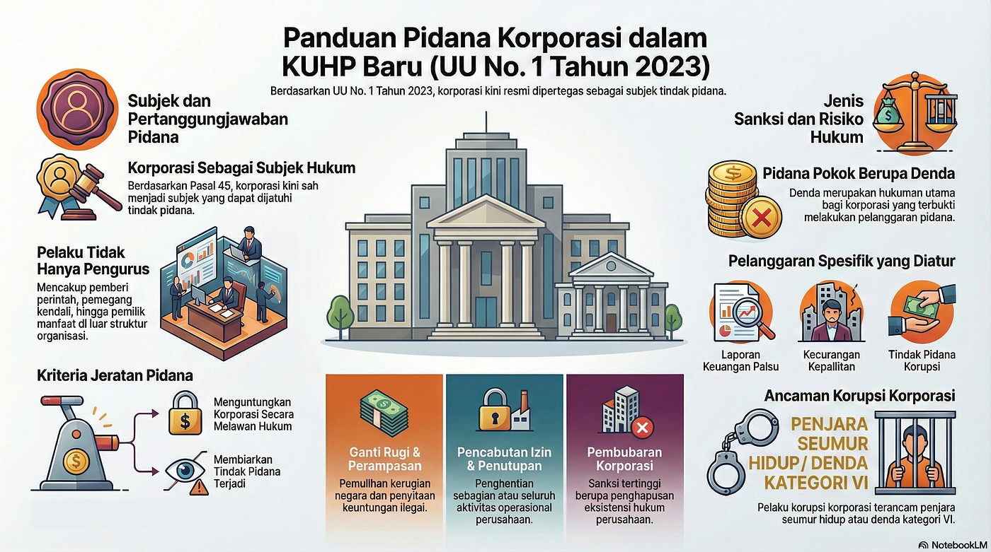 Pidana Korporasi Menurut KUHP Baru