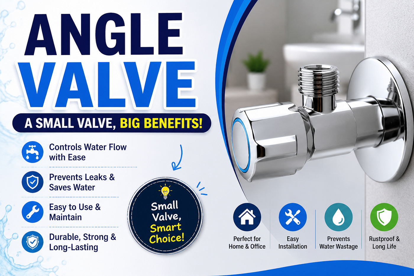 Angle Valve: Small Valve, Smart Choice