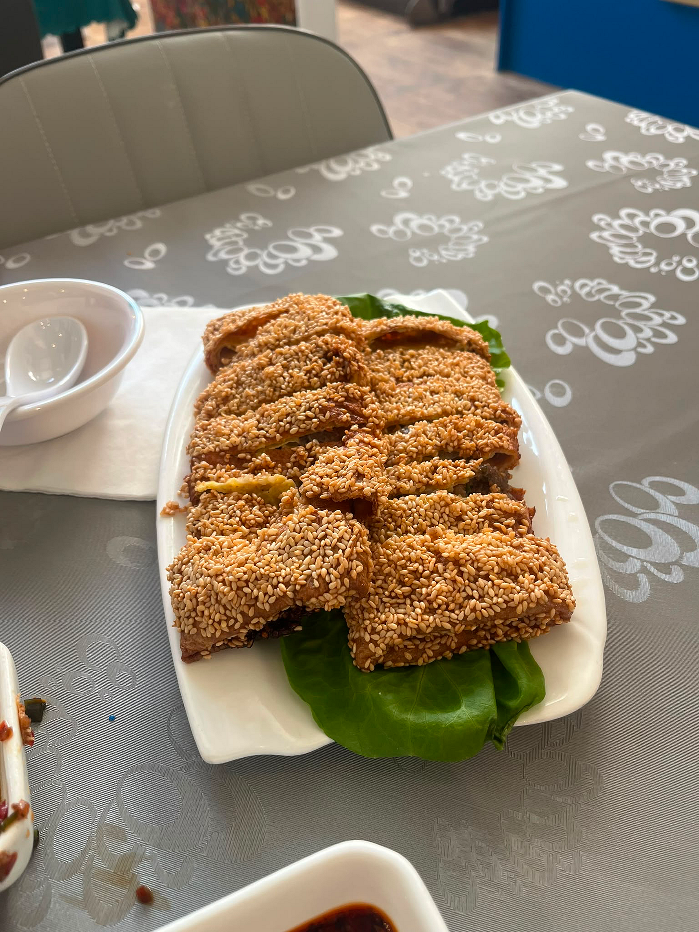 sesame lamb