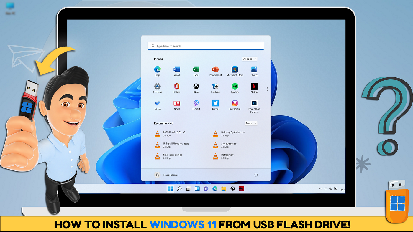 Install windows 11 on USB flash drive – Youth Skill Development Foundation