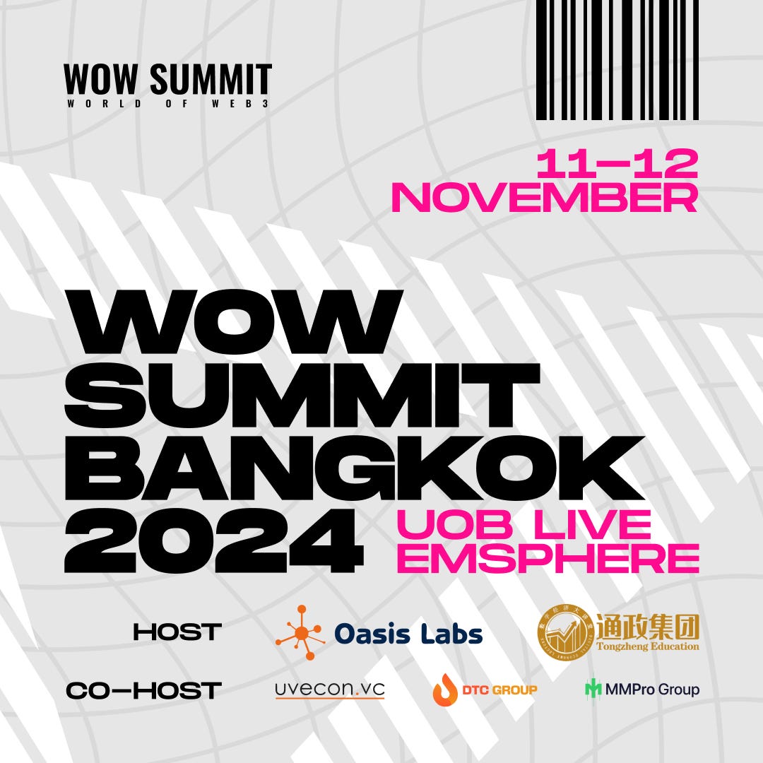 WOW Summit: Bangkok to Host the Defining Innovation Event of the Year,  Shaping the Future of Blockchain, Web3, AI, Mobility, and FinTech | by  CRYPTO MINERS | Medium