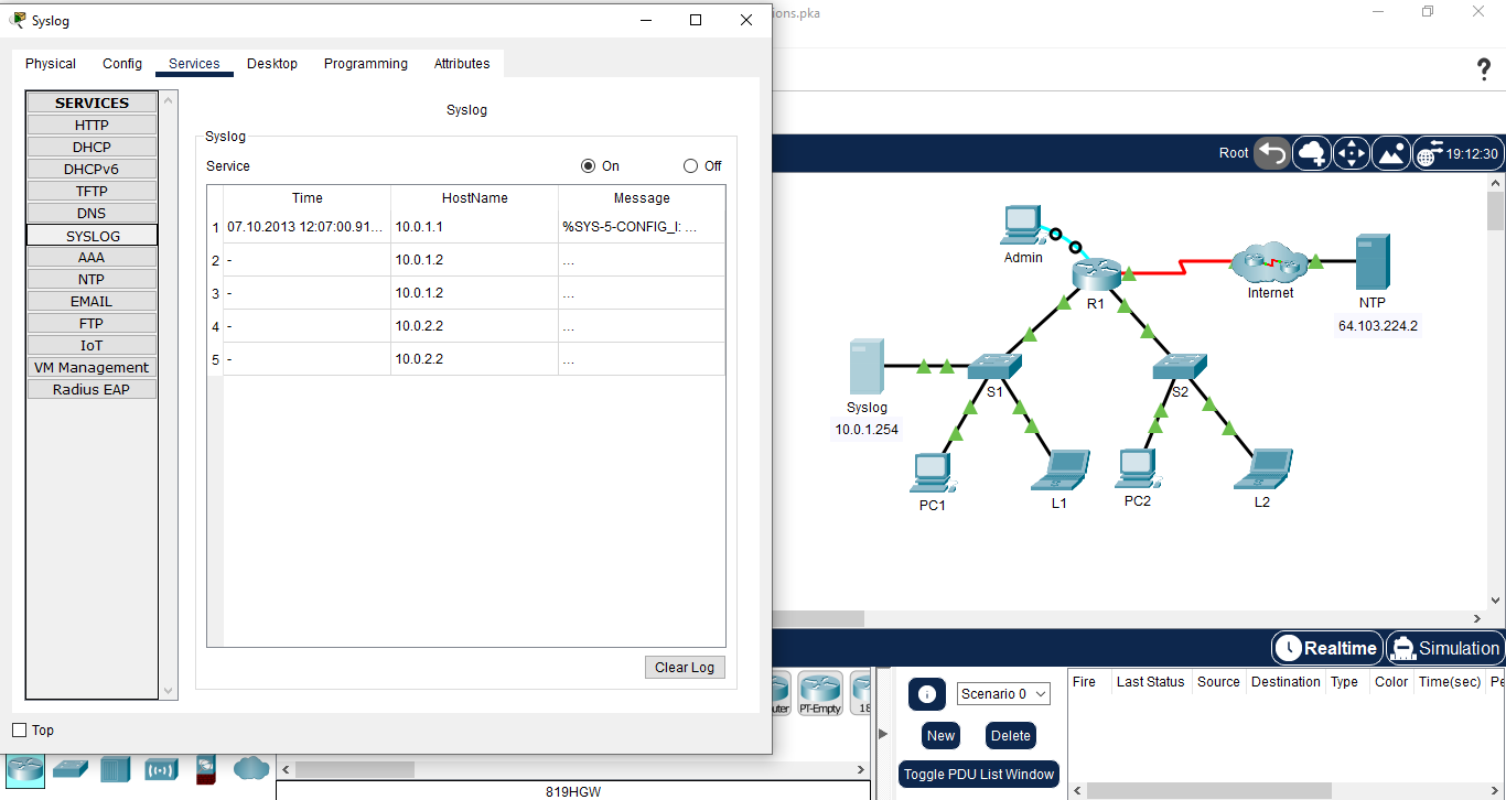 Using Packet Tracer to Configure Cisco Devices for Syslog, NTP, and SSH  Operations | by Ahmet Talha Şen | System Weakness