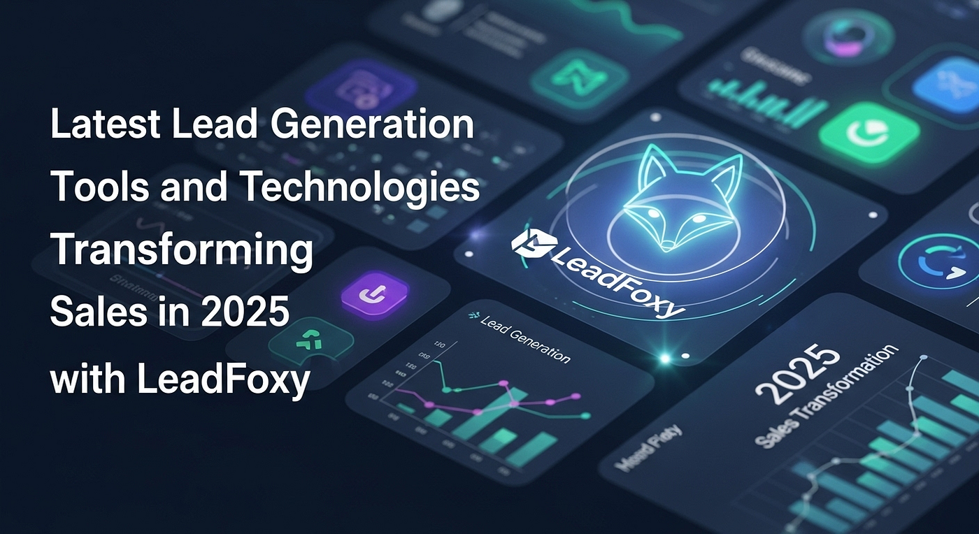 Latest lead generation tools and technologies transforming sales in 2025