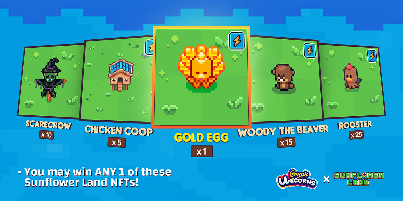Unique Prizes for Sunflower Land Players | by Laguna Games | Medium