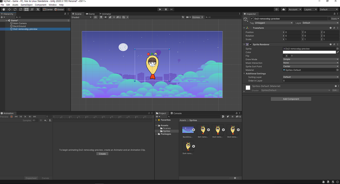 Unity 2D Game Tutorial_1_. 유니티 시작하기!!! | by GonoBae | Medium