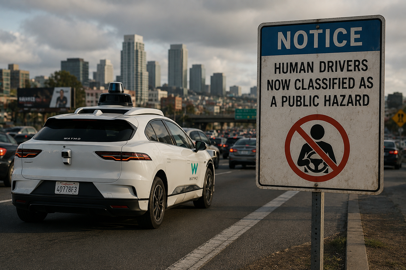 Human Drivers Are About to Be Reclassified as a Public Hazard
