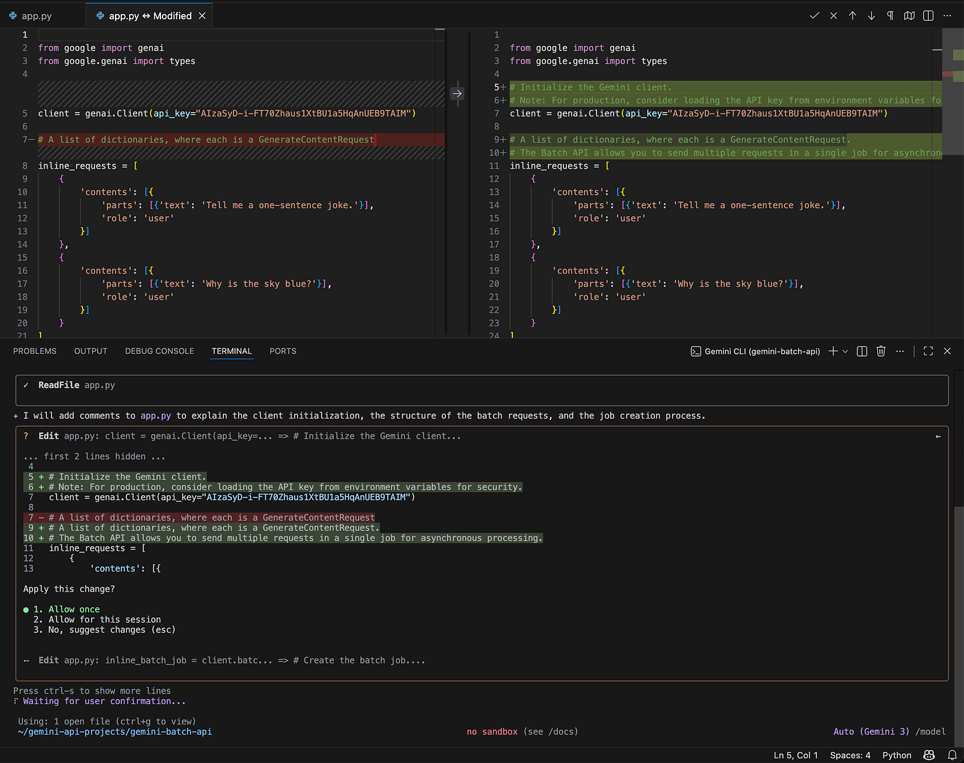 Gemini CLI Tutorial Series — Part 10: Gemini CLI & VS Code
