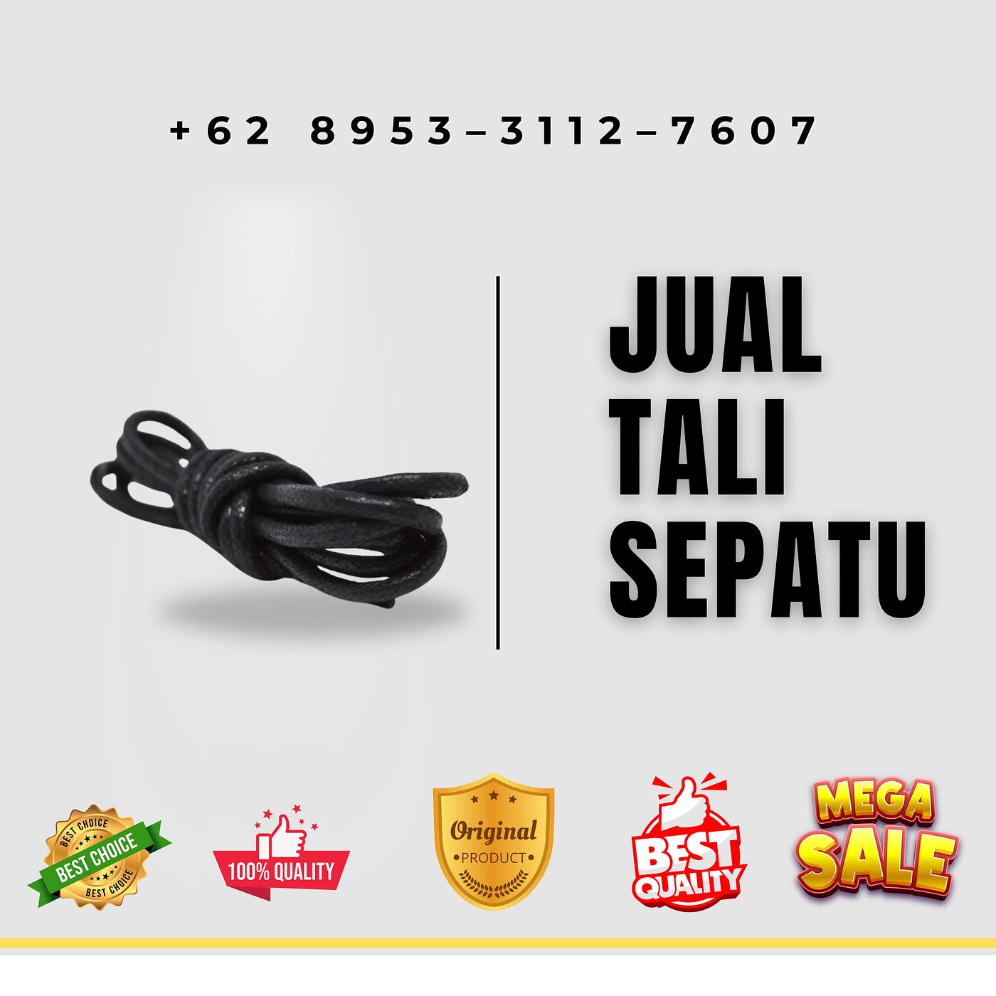+62 8953–3112–7607 | TERMURAH!! Jual Benang Sepatu Berbagai Warna. Makassar — Sulawesi Selatan