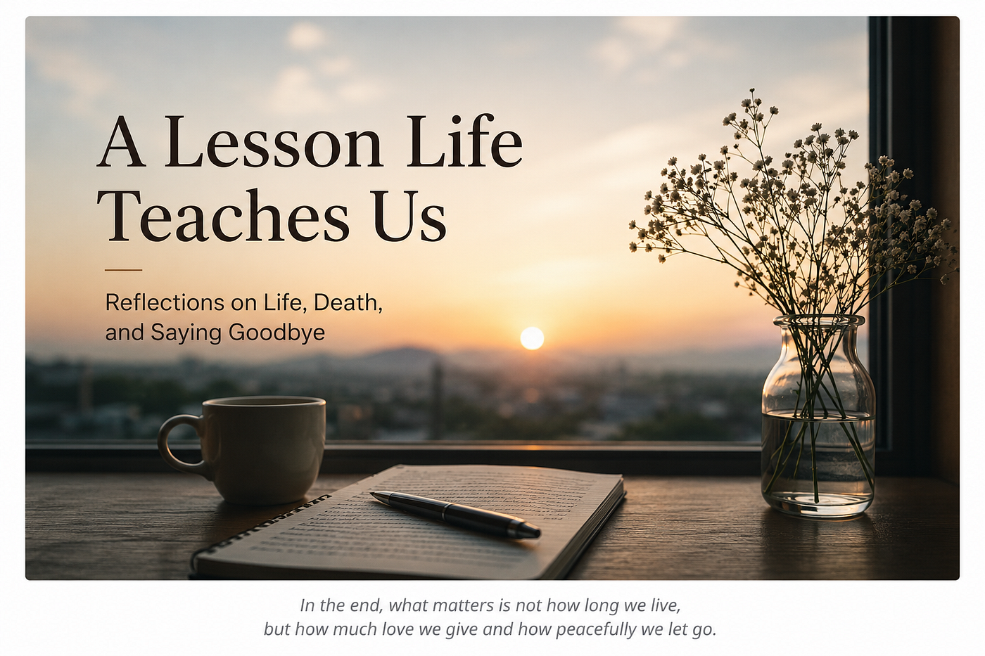 Life is not only about breathing, it is about feeling.