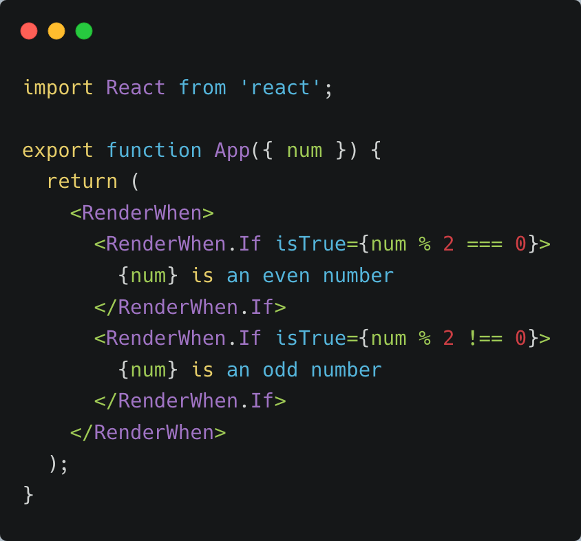 React Beautiful Conditional Rendering With <RenderWhen /> | by Amit Kumar |  Bits and Pieces