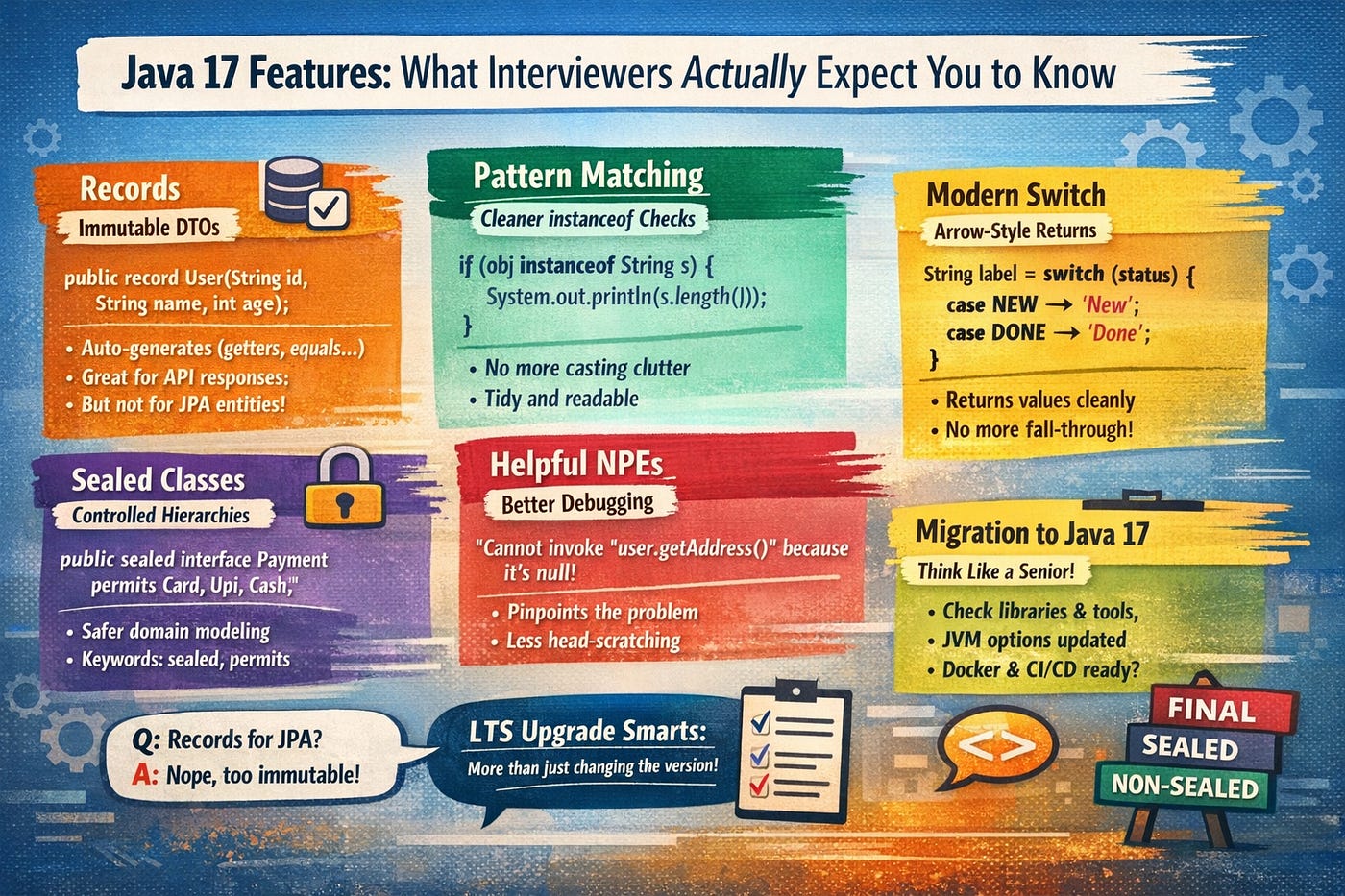 Java 17 Features: What Interviewers Actually Expect You to Know