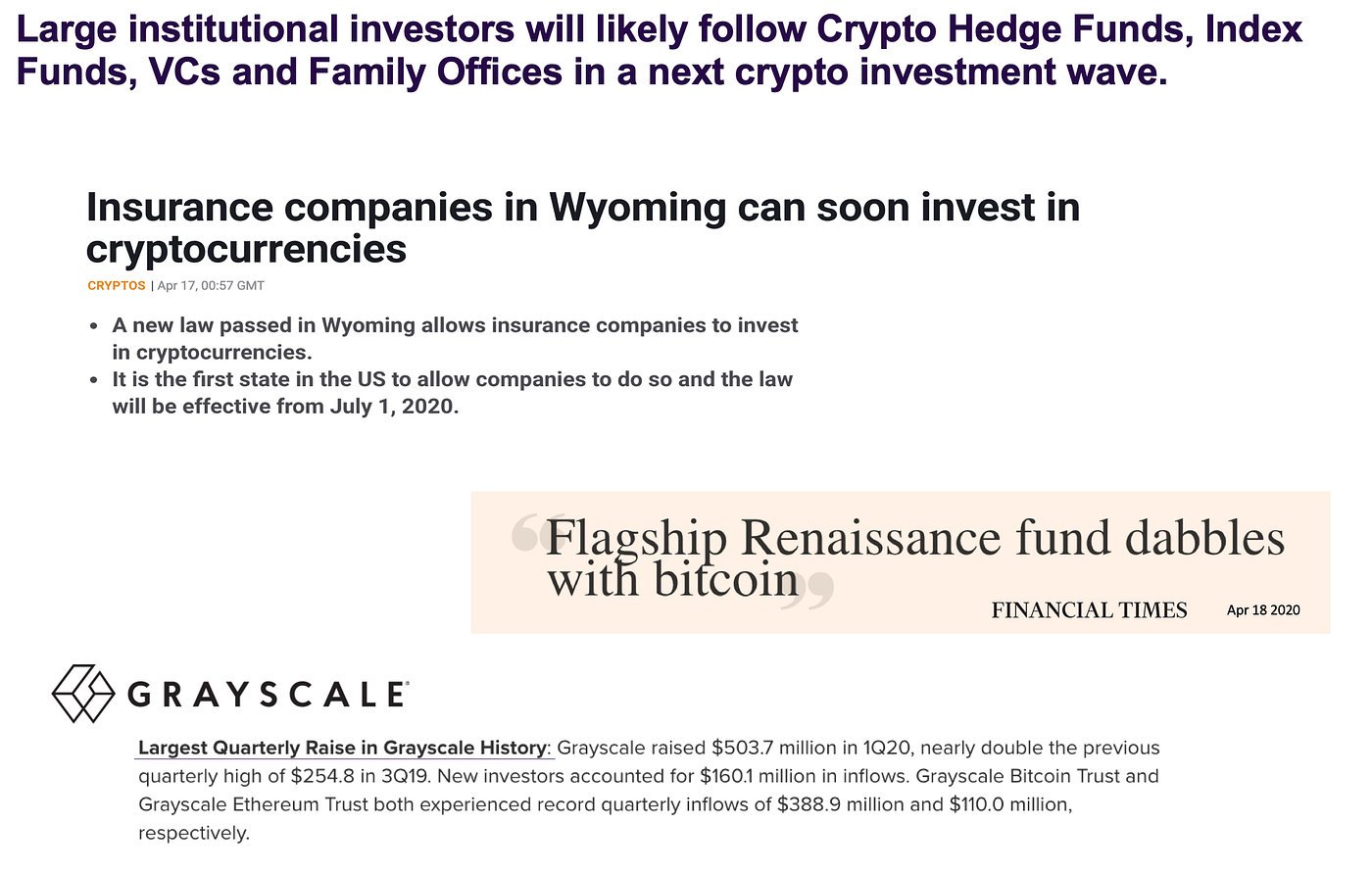 How a Gold Standard for Custody Unlocks The Crypto Asset Market | by Dr.  Karl-Michael Henneking | Untitled Investment Expertise | Medium