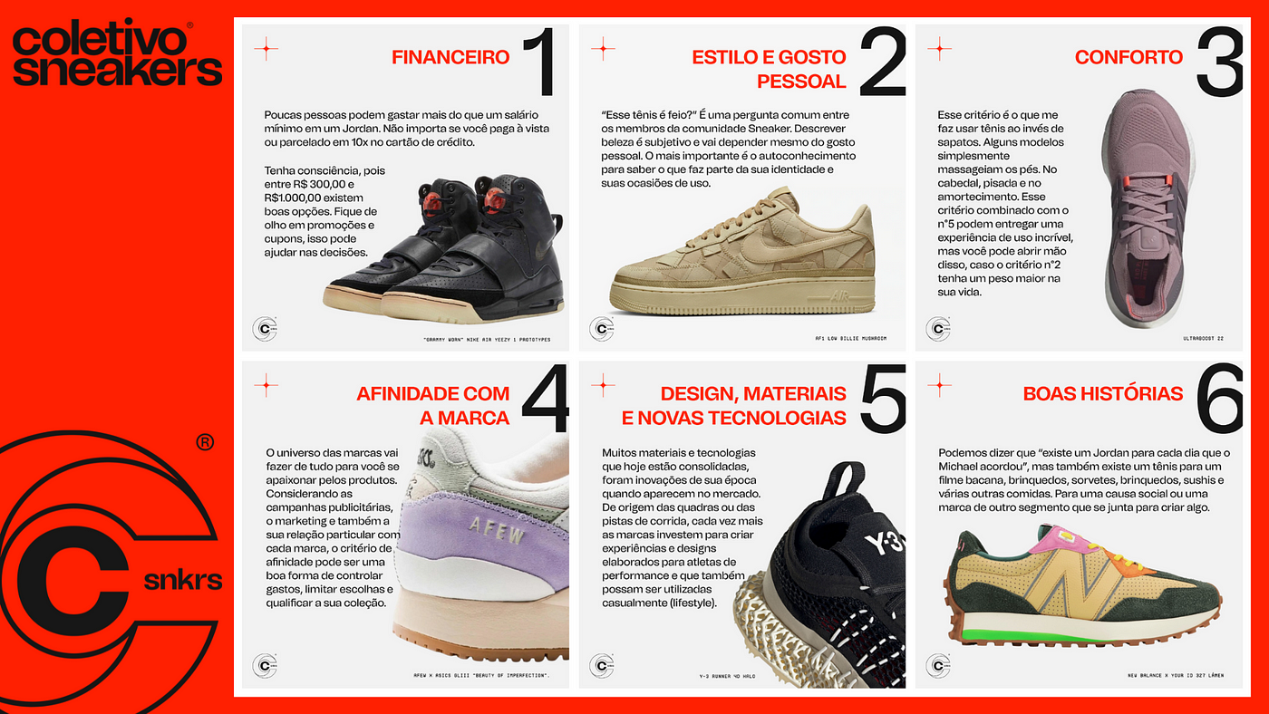 Seis critérios para ajudar você na hora de comprar um tênis | by André  Tamura | Coletivo Sneakers | Medium