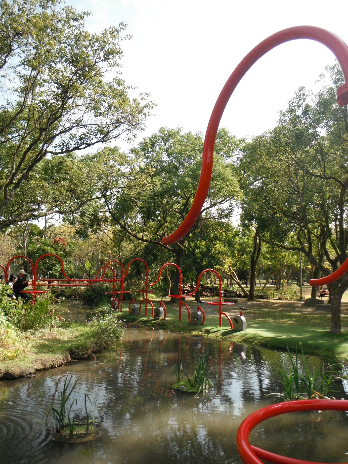 大安森林公園裡面的酷裝置,很好玩⋯⋯