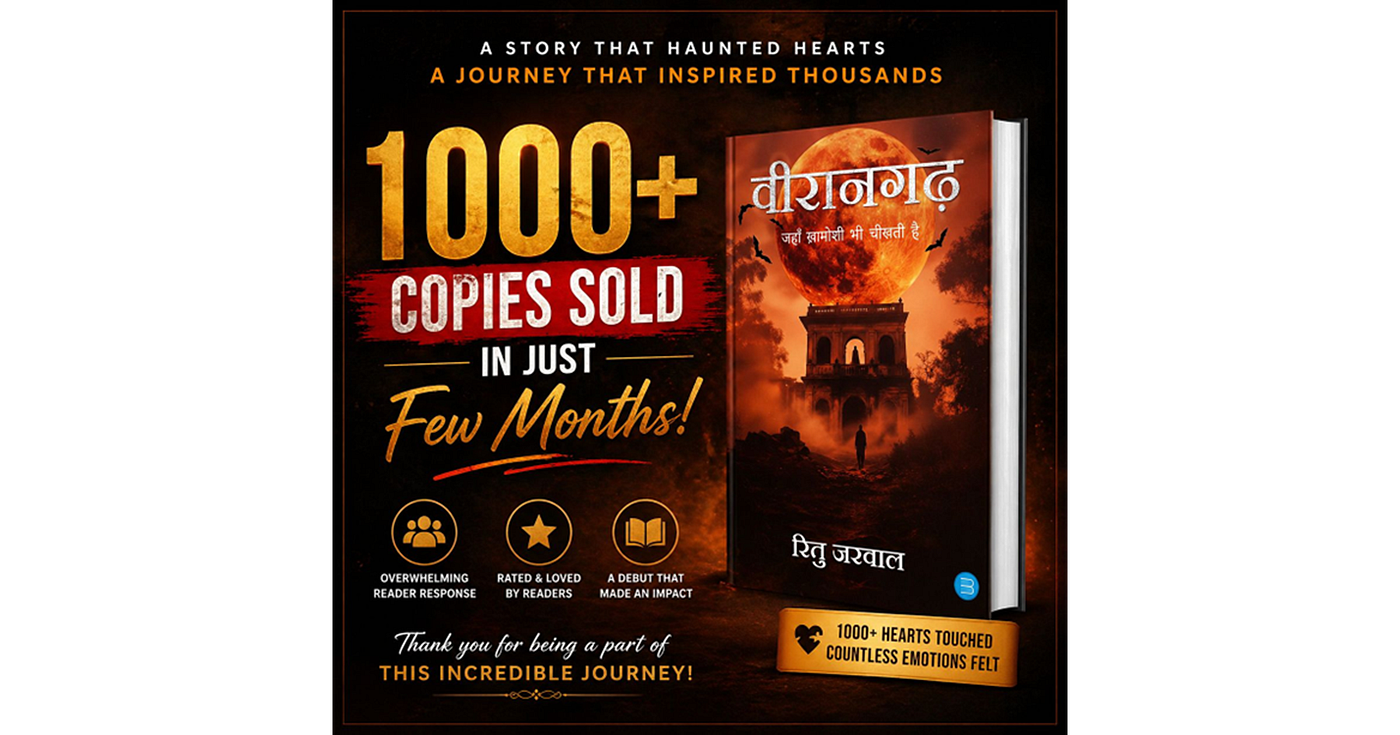 From a Simple Thought to 1,000+ Copies: The Inspiring Success Story of Veerangarh (Where Silence…