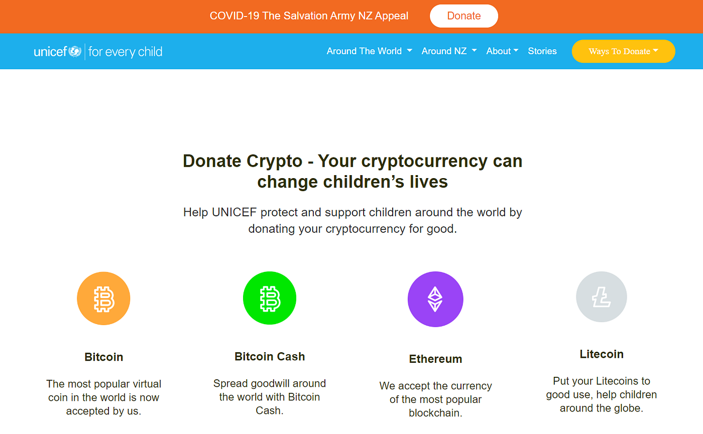 How to Get Bitcoin (BTC) Donations for your Not-For-Profit/Charity | by  Arpit Agarwal | Medium