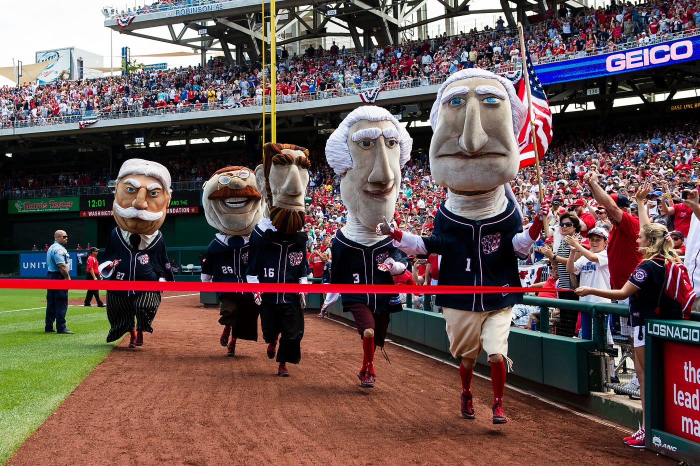 washington nationals presidents race