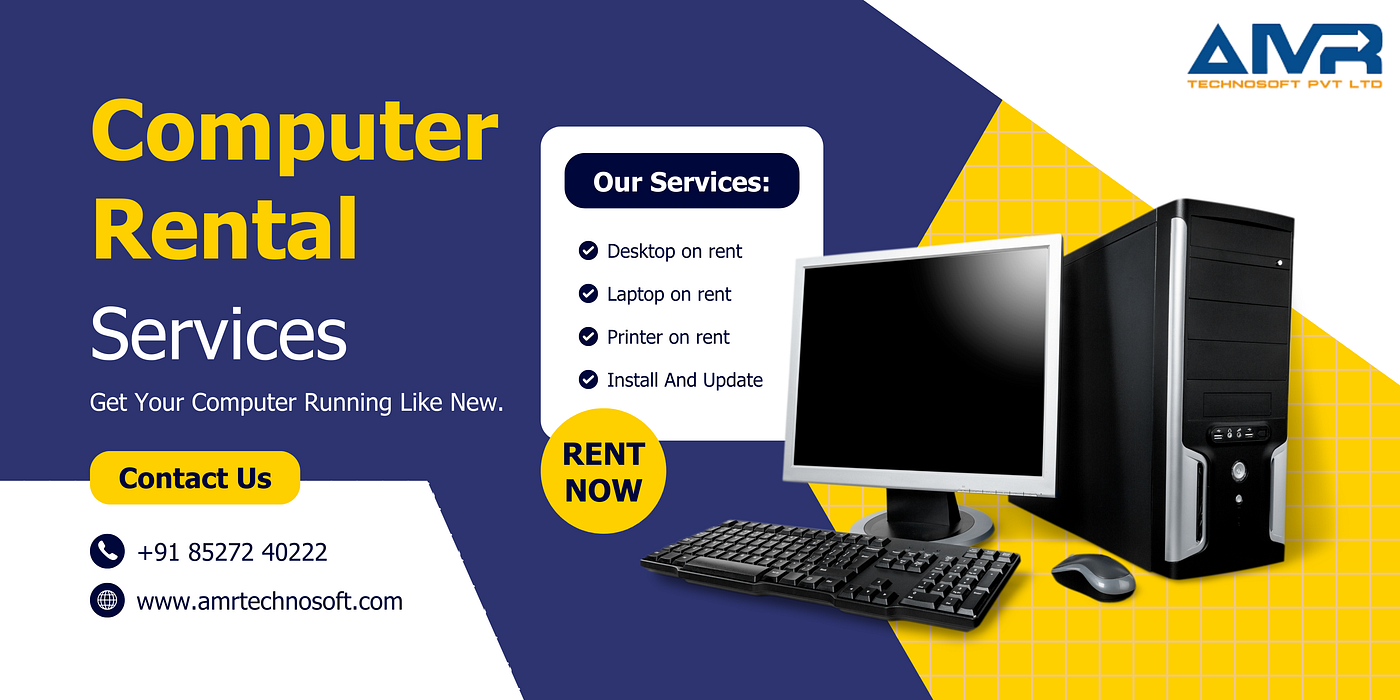 Desktop on Rent: Why AMR Technosoft Is the Smarter Option for Your Business