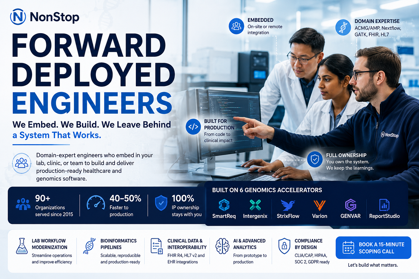 Forward Deployed Engineers for Healthcare & Genomics