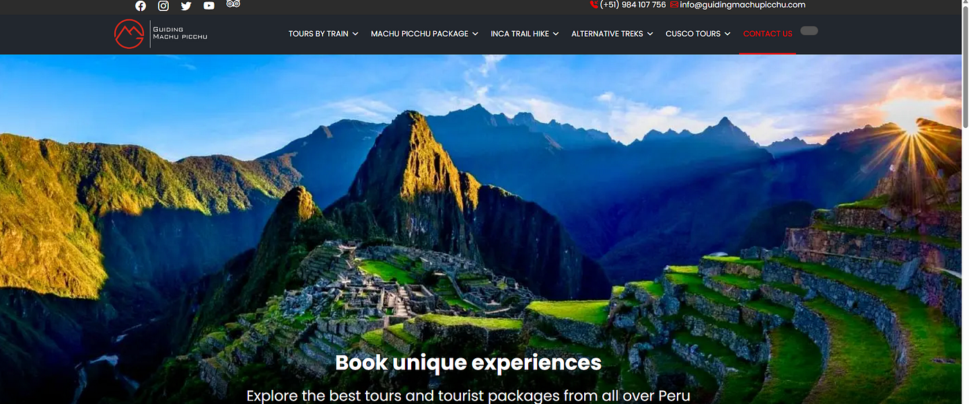 Experience the Best 2 Days Hike to Machu Picchu with Guiding Machu Picchu