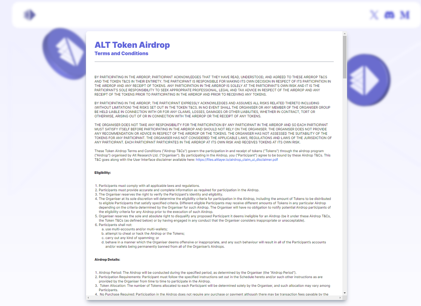 Join AltLayer Airdrop Season One Now! Earn Your Share of 300M ALT Tokens |  by EtherGuru | Jan,2024 | Medium