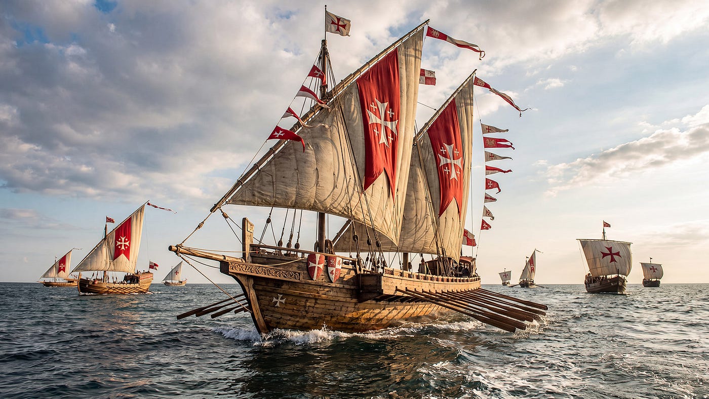 The Italian Maritime Republics and the Medieval Battle for the Mediterranean