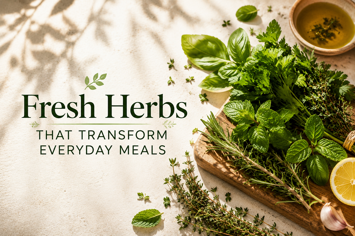 Fresh Herbs That Transform Everyday Meals