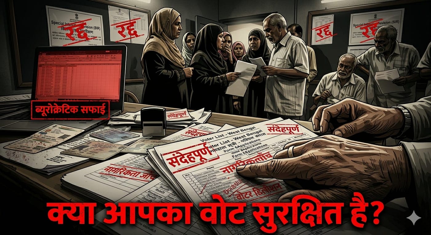 “Suspicious Citizens” for the First Time in 75 Years: Reform of Bengal’s Voter List or Electoral…