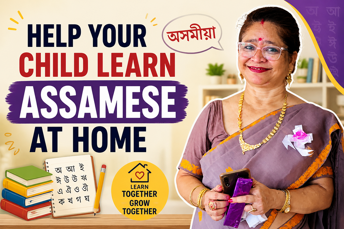 How to Help Your Child Learn Assamese at Home: A Teacher’s Guide