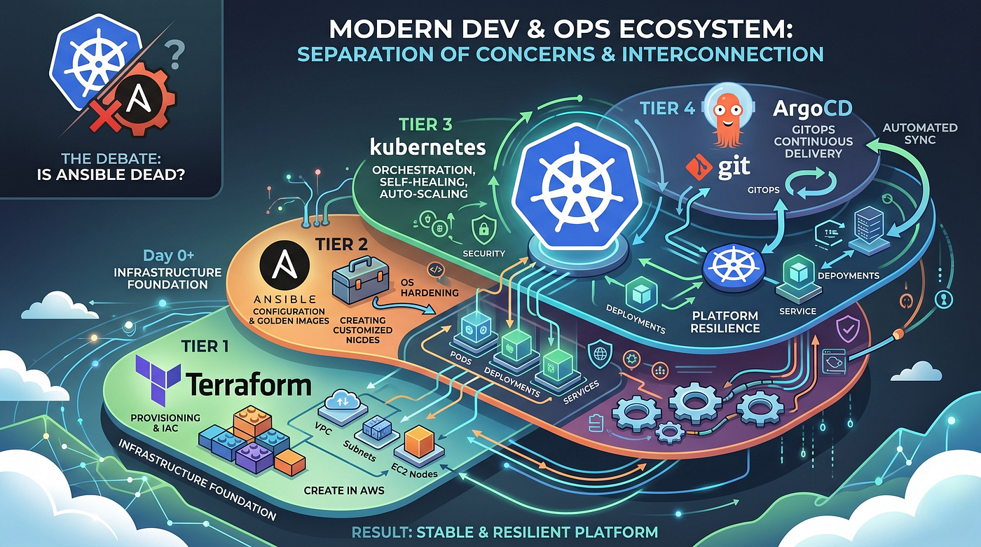 “Did Kubernetes Kill Ansible?” - The Question Every DevOps Learner Asks 🤔