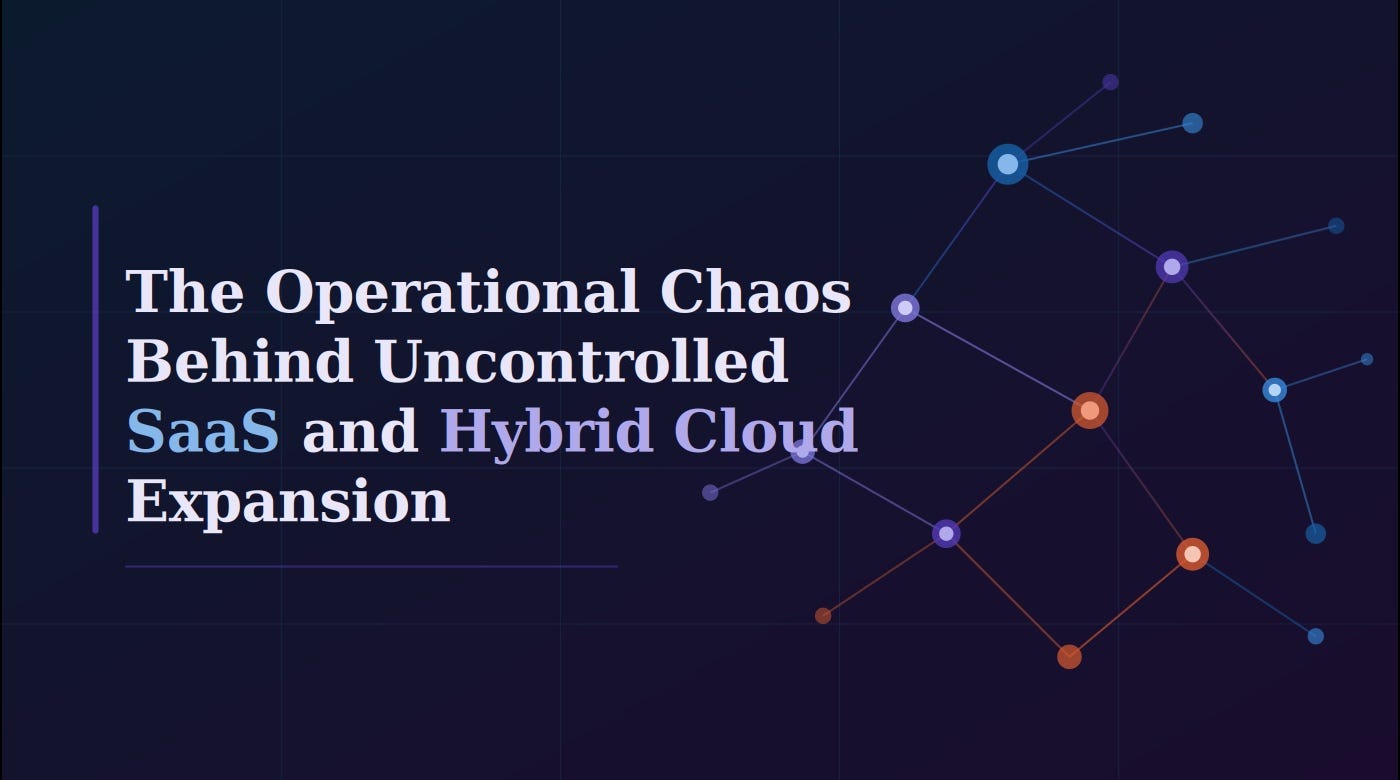 The Operational Chaos Behind Uncontrolled SaaS and Hybrid Cloud Expansion