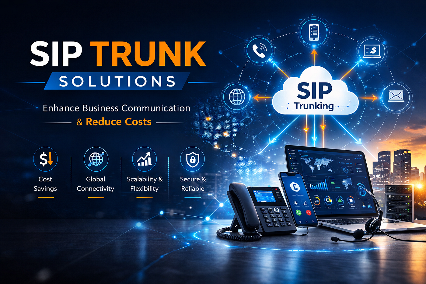 How SIP Trunk Solutions Enhance Business Communication and Reduce Costs