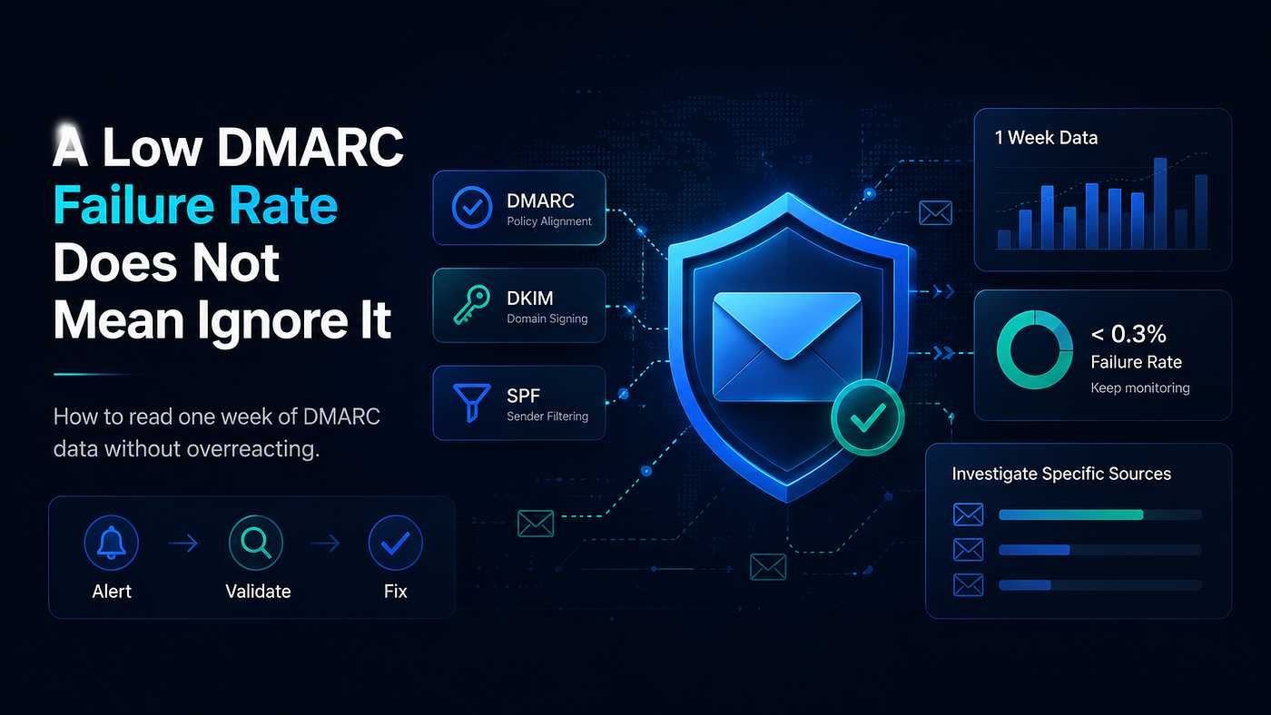 A Low DMARC Failure Rate Does Not Mean Ignore It