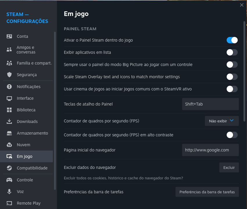 Como ativar o contador de FPS do Steam - Softwares