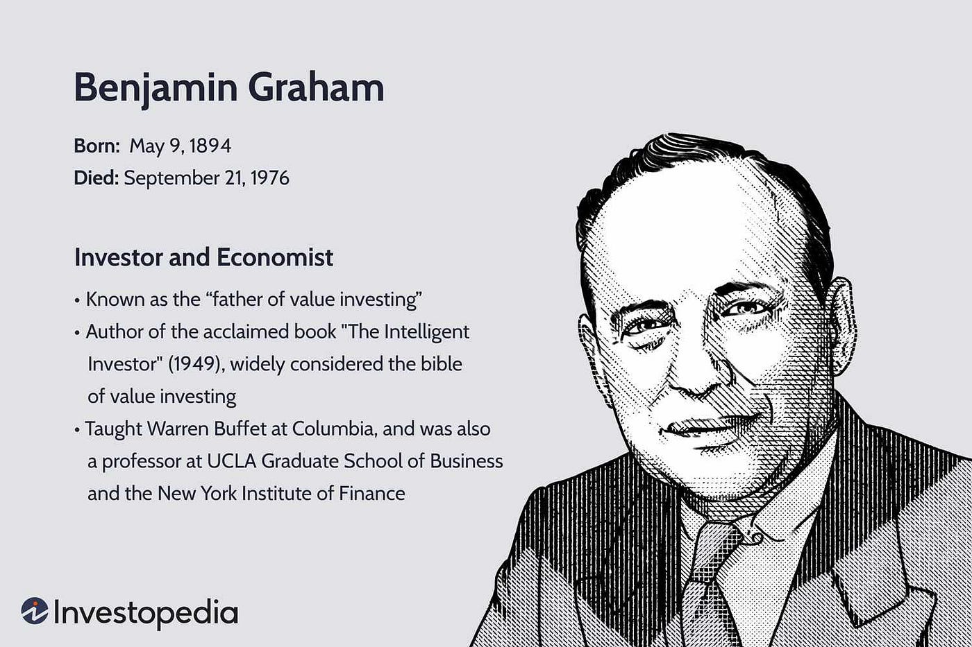 Benjamin Graham's investment principles and value investing methodology