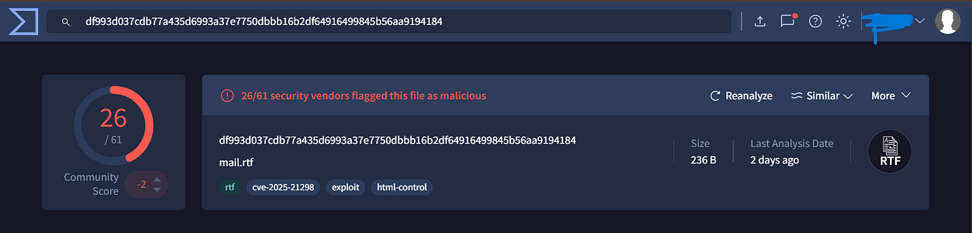 SOC336-Windows OLE Zero-Click RCE Exploitation Detected (CVE