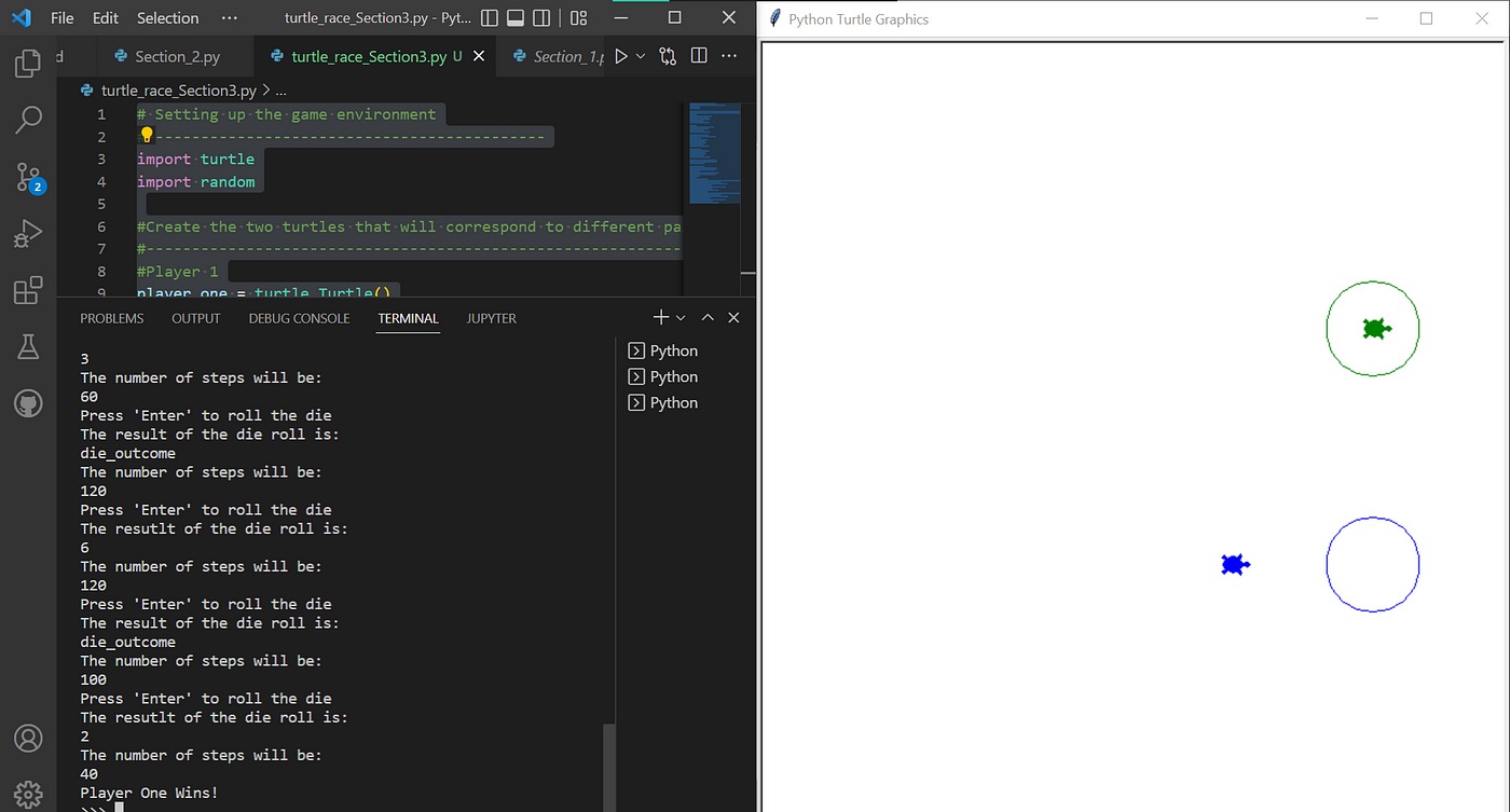 Python Game Development – How to Make a Turtle Racing Game with PyCharm