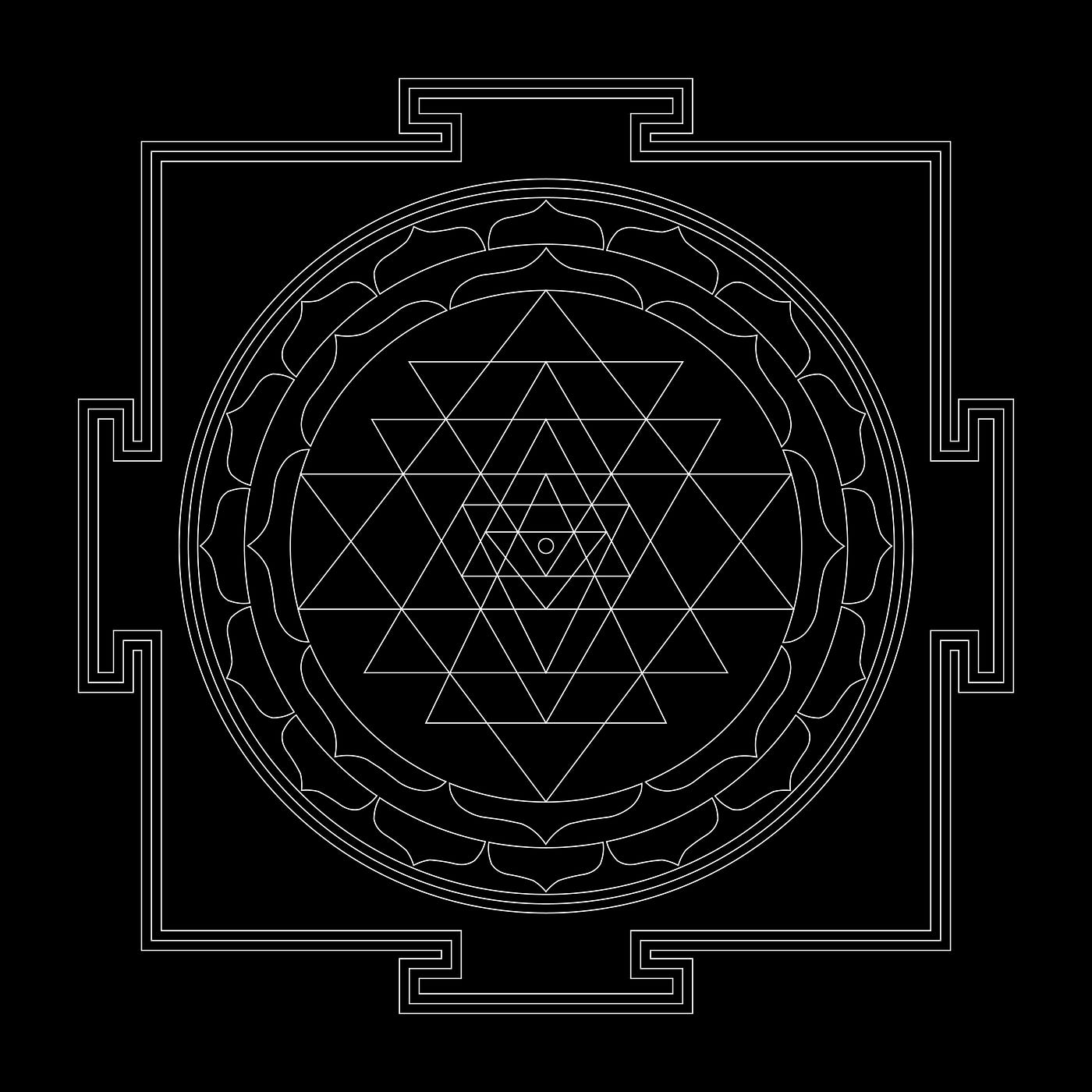 Sri Chakra Yantra — Breaking down one of the most powerful Spiritual  Symbols in the world., by Śhūnya