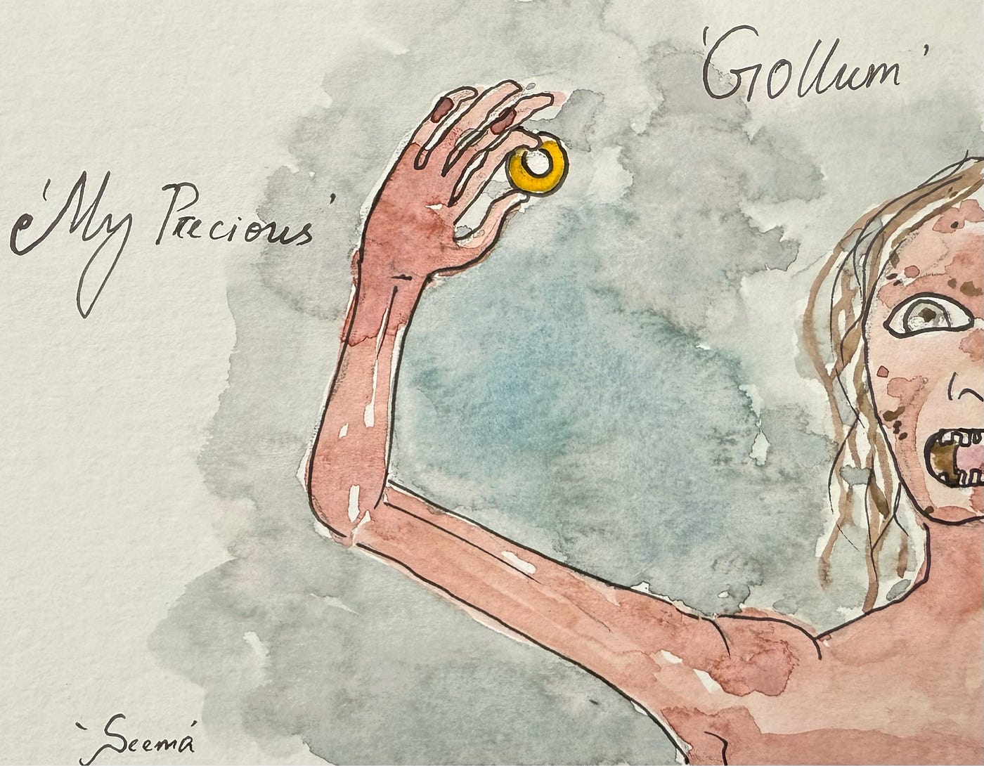 Gollum with his ring @Seema