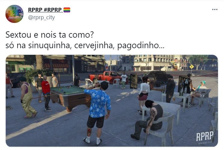 Sobre minha experiência no GTA RP e como encenar um trabalho me