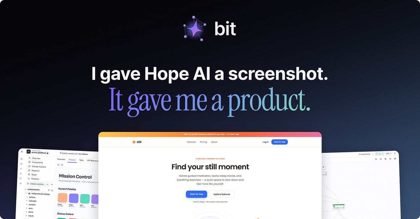 I gave Hope AI a screenshot. It gave me a product.