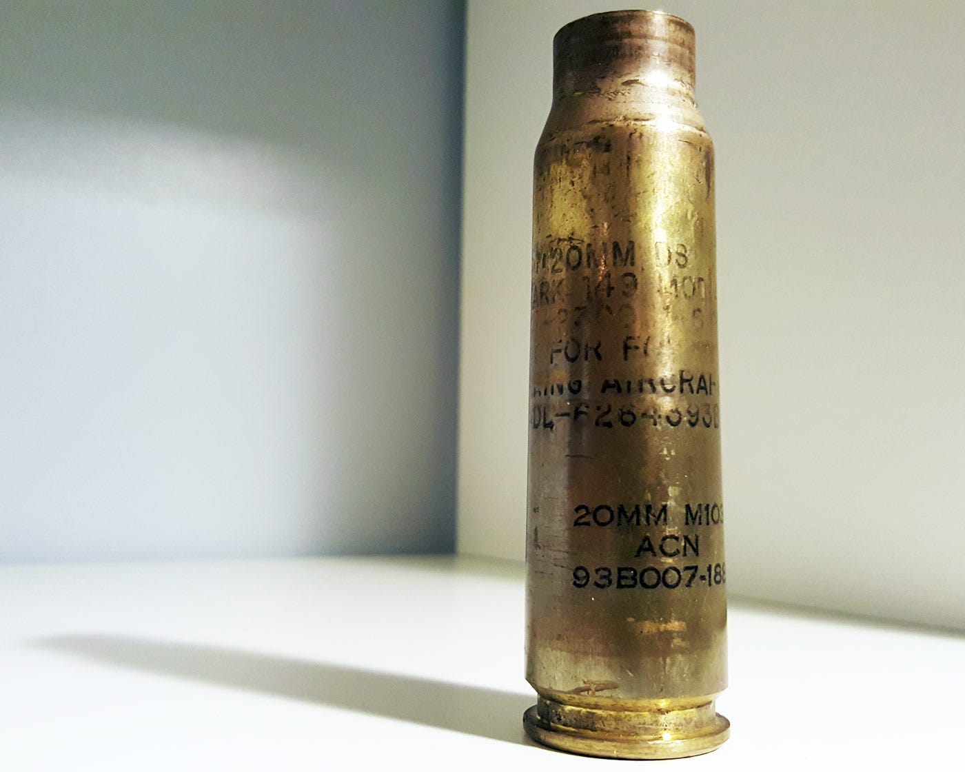 Lesson from a 20MM Bullet Casing. From Defense to Decoration