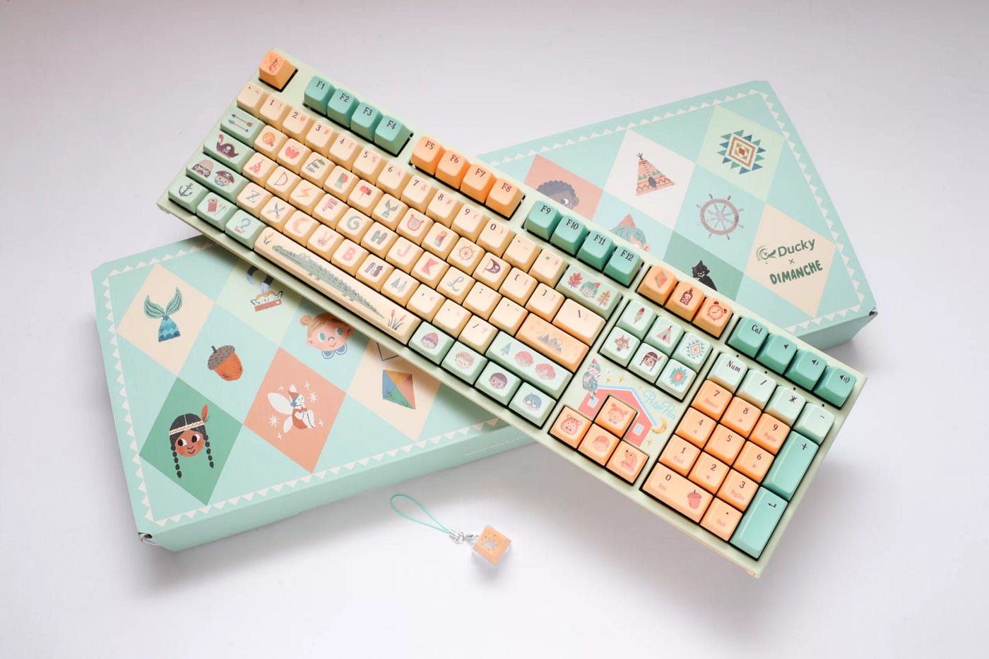 Ducky×DIMANCHE one2Pro NEVERLAND Review of the Ducky X Dimanche Peter Pan One 2 Pro Keyboard. | by
