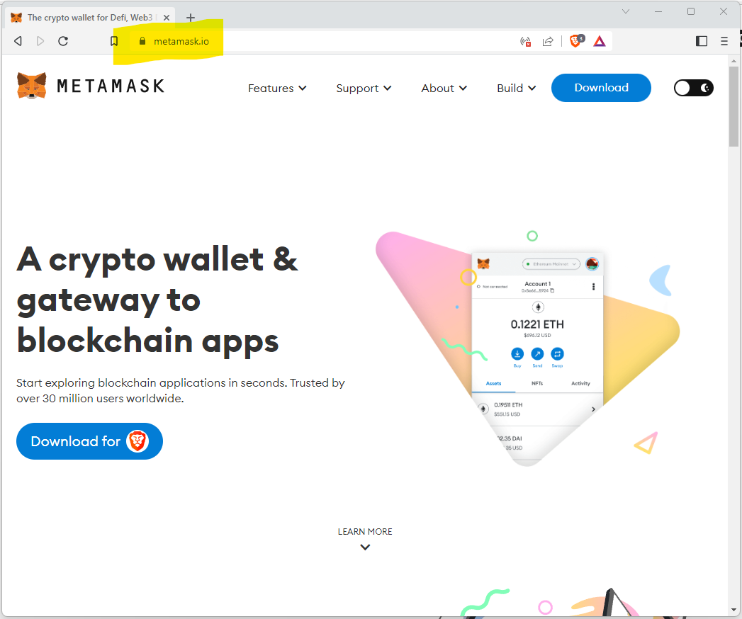 NFT Basics: How to Setup a MetaMask Wallet for Buying Ethereum NFTs | by  Jim Dee — From Blockchain to Bookshelves. | Web3 & Generative NFT  Programming Articles | Medium