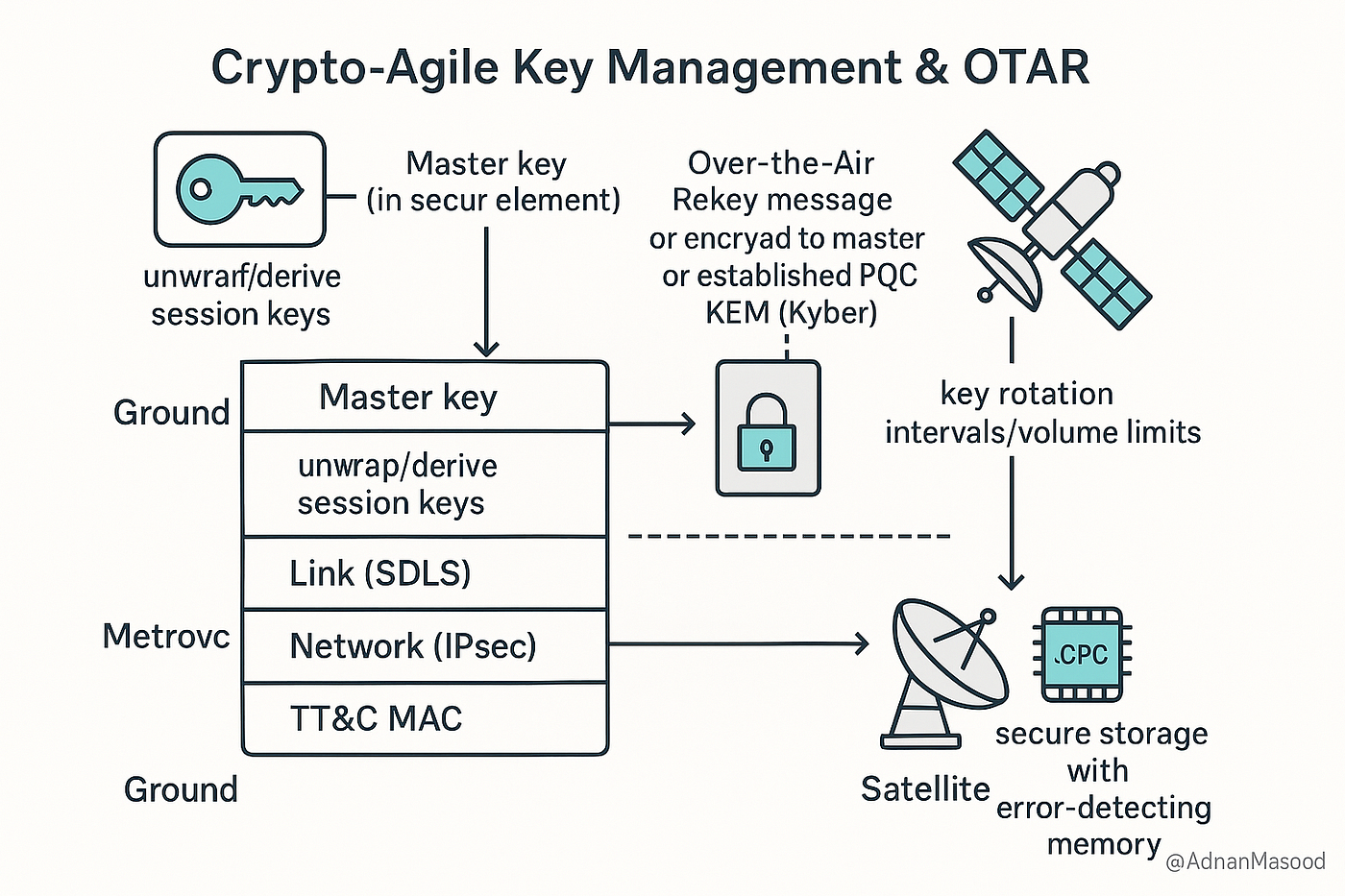 Quantum‑Safe Satcom: Building Quantum‑Resilient Constellations -Roadmap for  LEO Operators | by Adnan Masood, PhD. | Medium